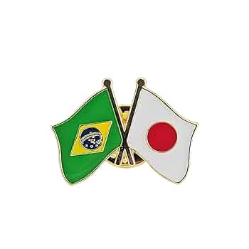 ブラジル館　ピンバッチ Amazon.co.jp: ブラジル BRASIL ブラジル×日本 フラッグ